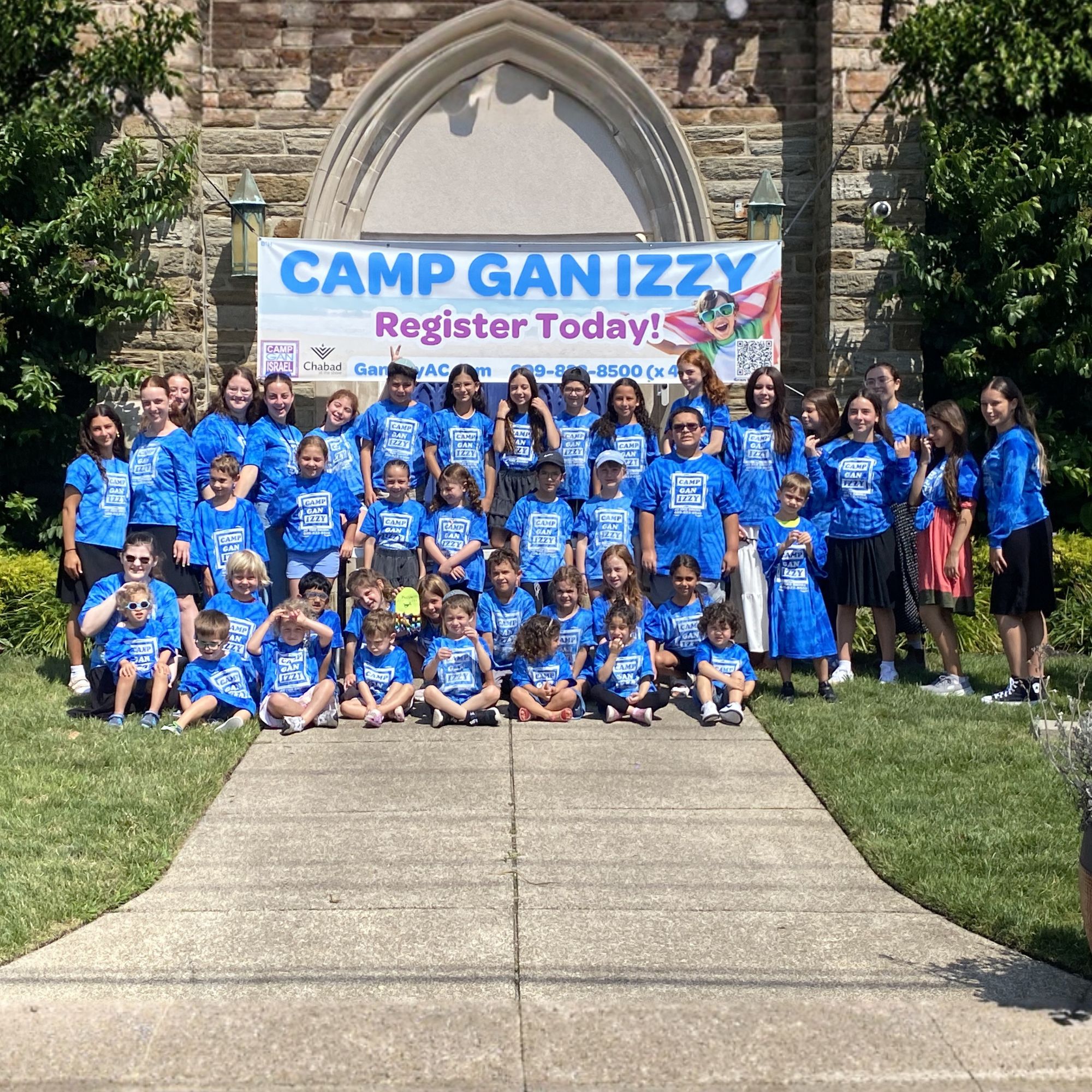 Directors and campers at Gan Izzy
